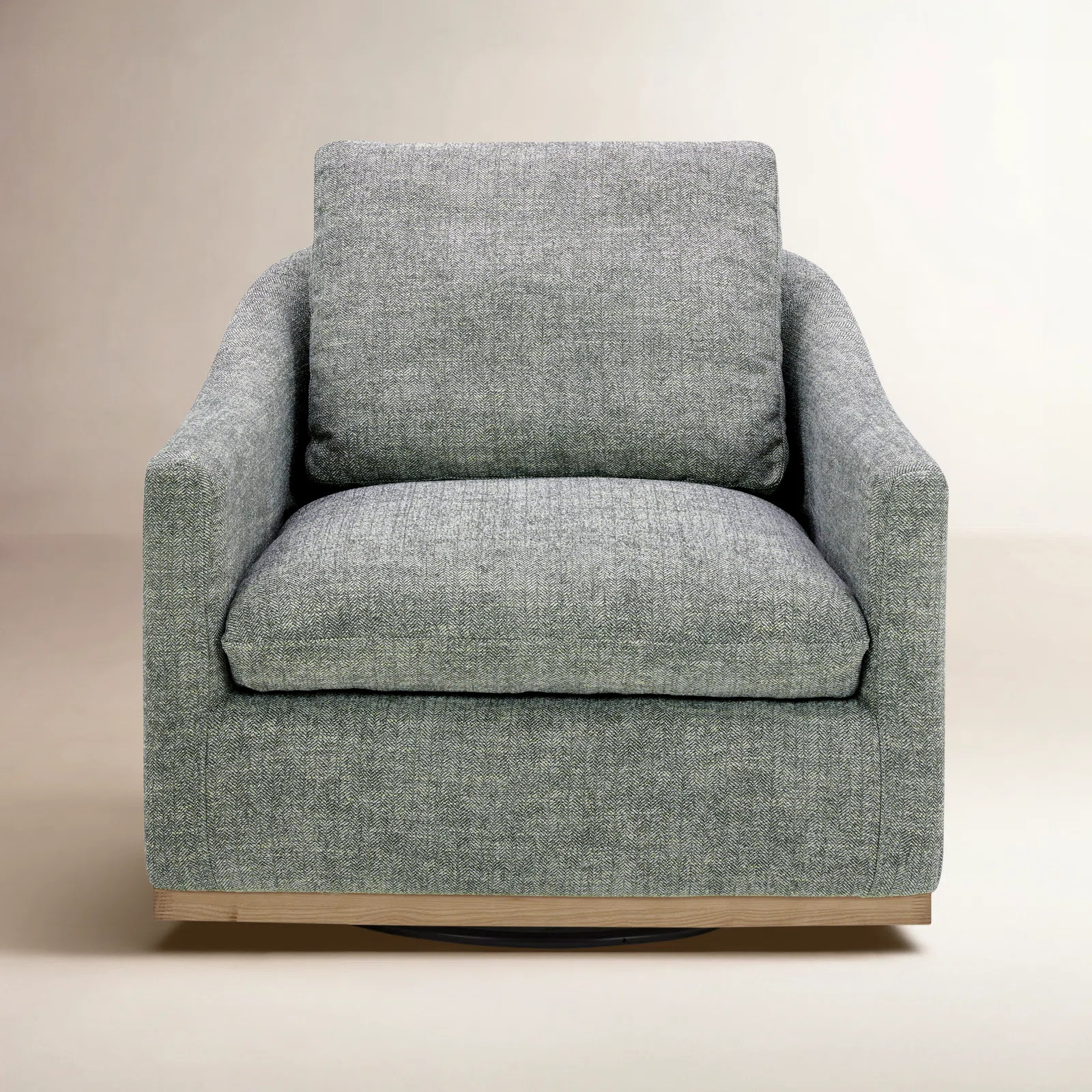 Coriyah Upholstered Swivel Armchair | Birch Lane