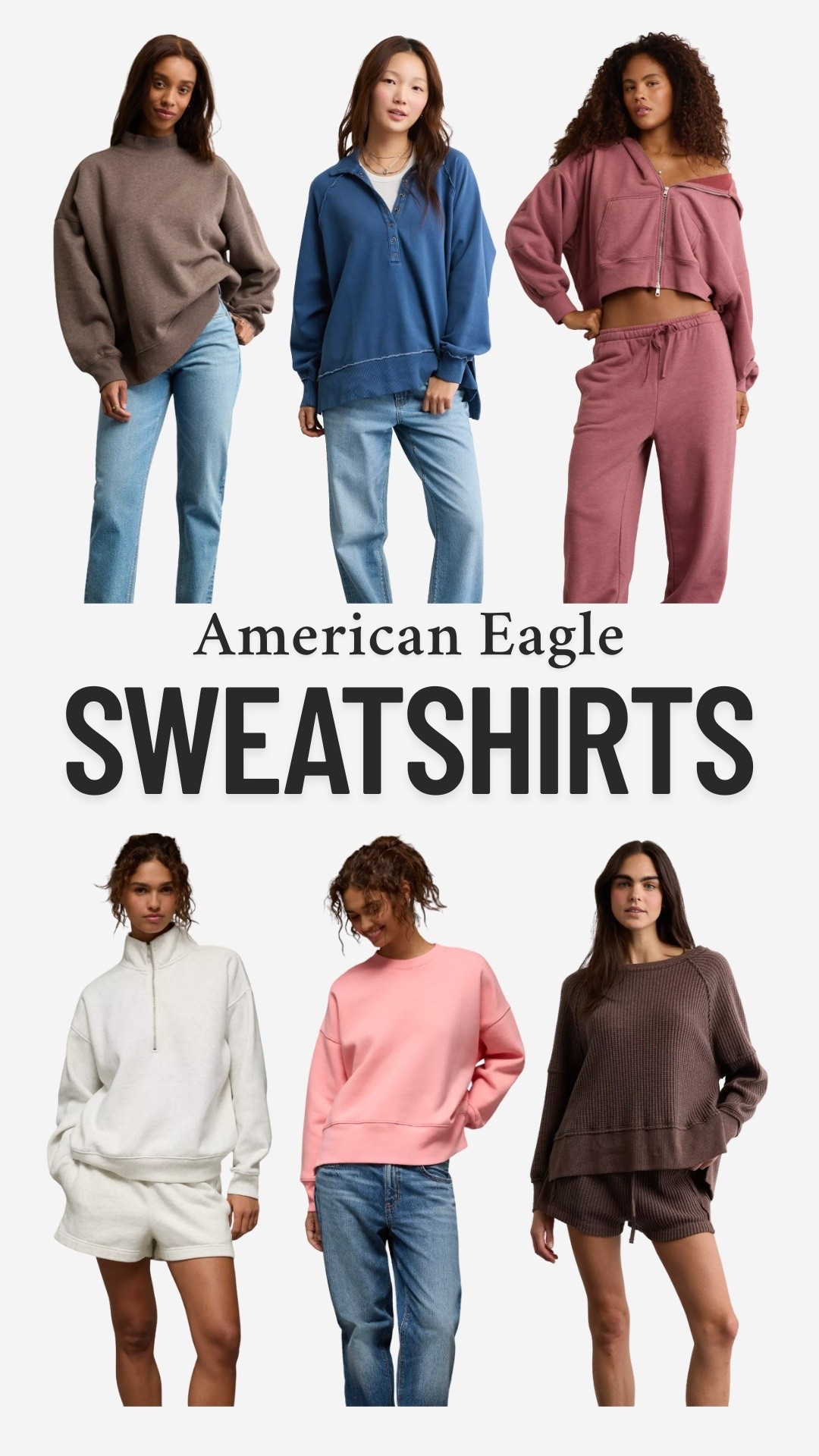 Cozy sweatshirts from American Eagle! 🦅 

#LTKmomlife #LTKSeasonal #LTKSaleAlert