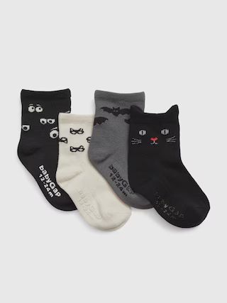 Toddler Halloween Crew Socks (4-Pack) | Gap (US)