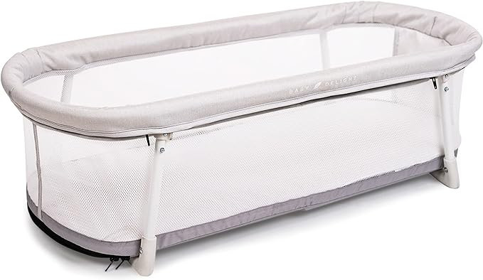 Baby Delight Snuggle Nest Bassinet, Portable Baby Bed, for Infants 0 – 5 Months, Driftwood Grey | Amazon (US)