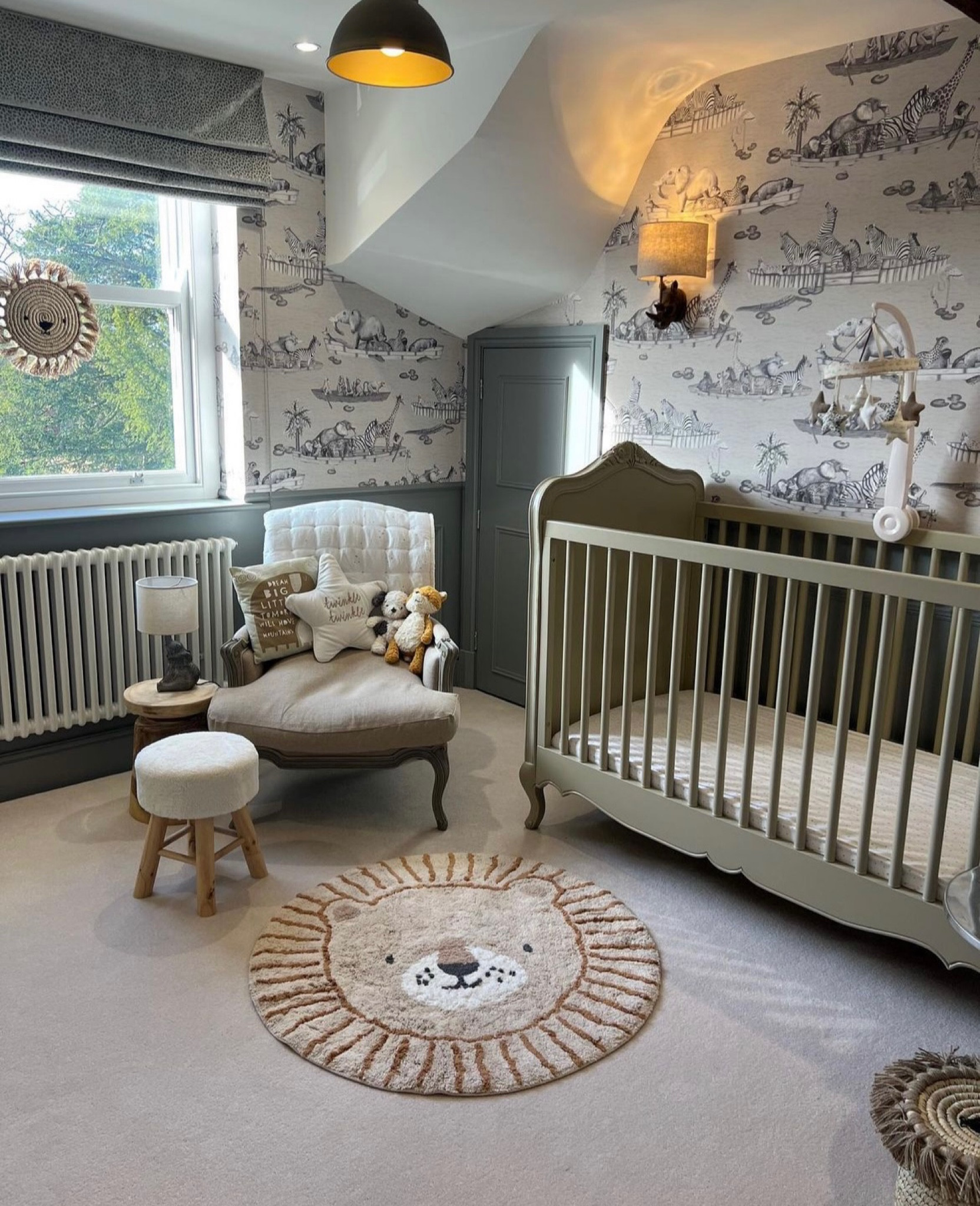 Animal theme room for our littlest loves nursery 🦒🦓🐒

Home Interiors Animal Nursery

#LTKhome