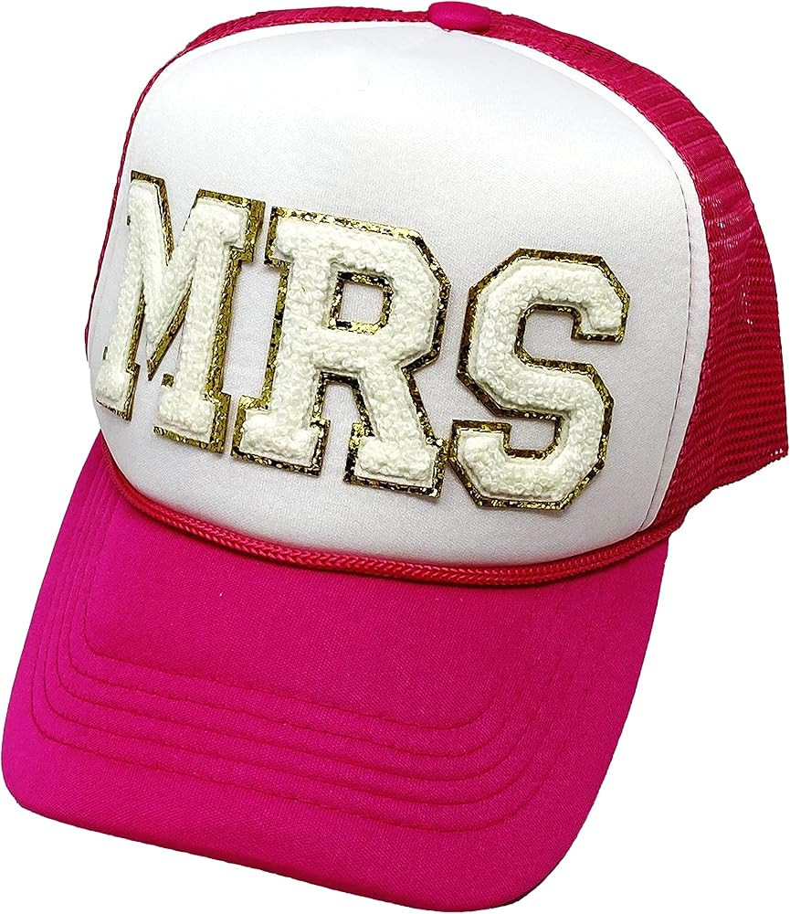 Funky Junque Womens Bride Trucker Hat Bachelorette Tribe Squad Mesh Baseball Cap | Amazon (US)