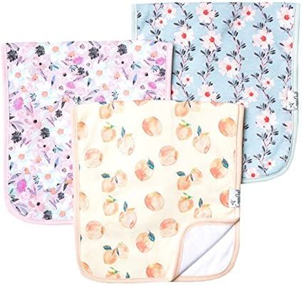 Baby Burp Cloth Large 21''x10'' Size Premium Absorbent Triple Layer 3-Pack Gift Set “Morgan” ... | Amazon (US)