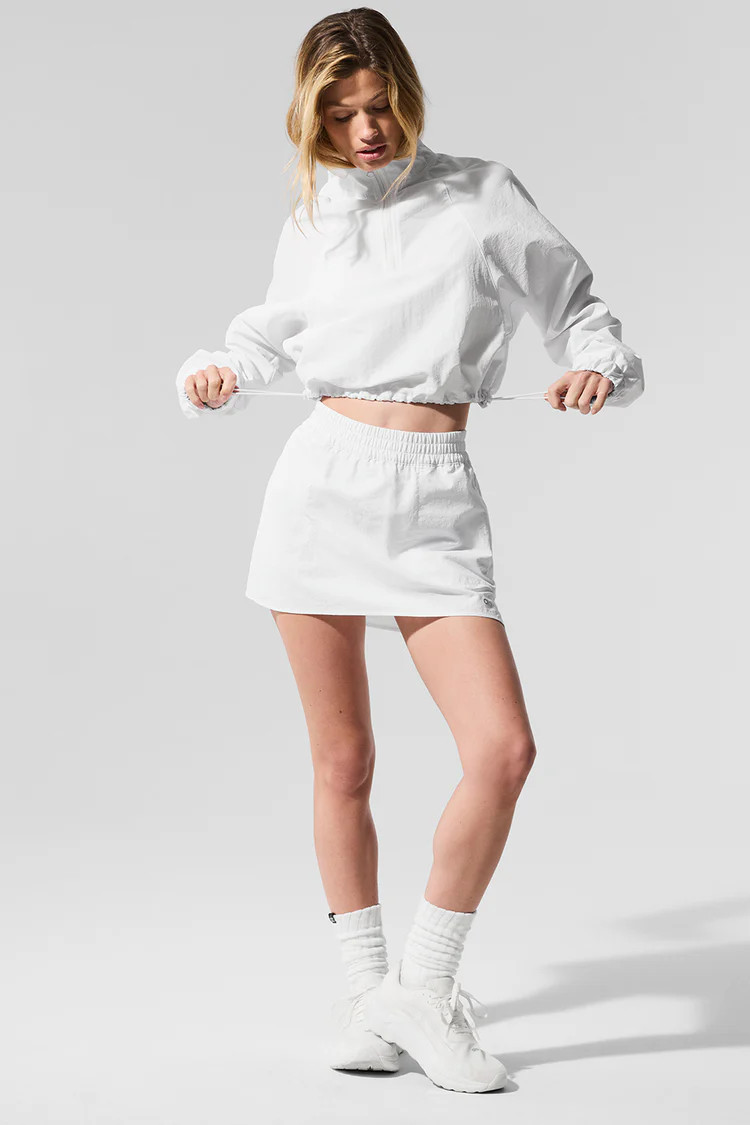 Cropped 1/4 Zip Alumni Pullover | Alo Yoga (US)