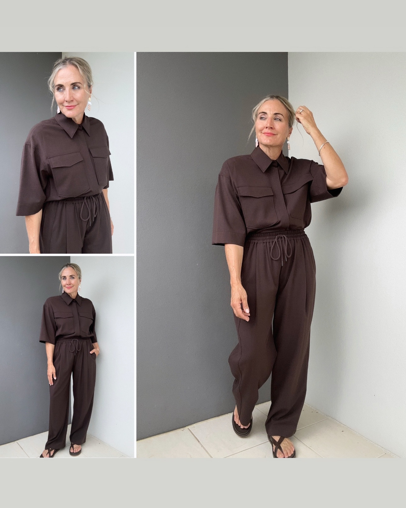 Hard to beat a coord set. 
Super versatile as the mix & match styling options are endless. 
Wearing pants & shirt in size 6.
Relaxed fit in both pieces. 

#LTKover50style #LTKaustralia #LTKstyletip