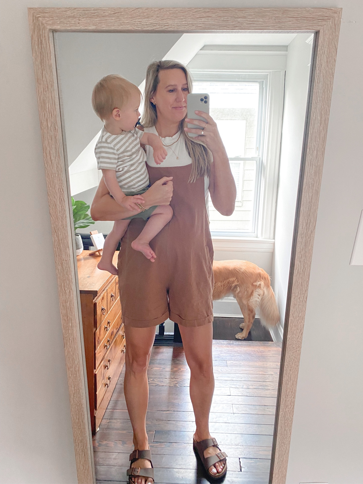 Bump friendly overalls casual summer outfit
Overalls: non-maternity, sized up for bump
Everything else TTS 

#LTKbump #LTKbaby #LTKstyletip