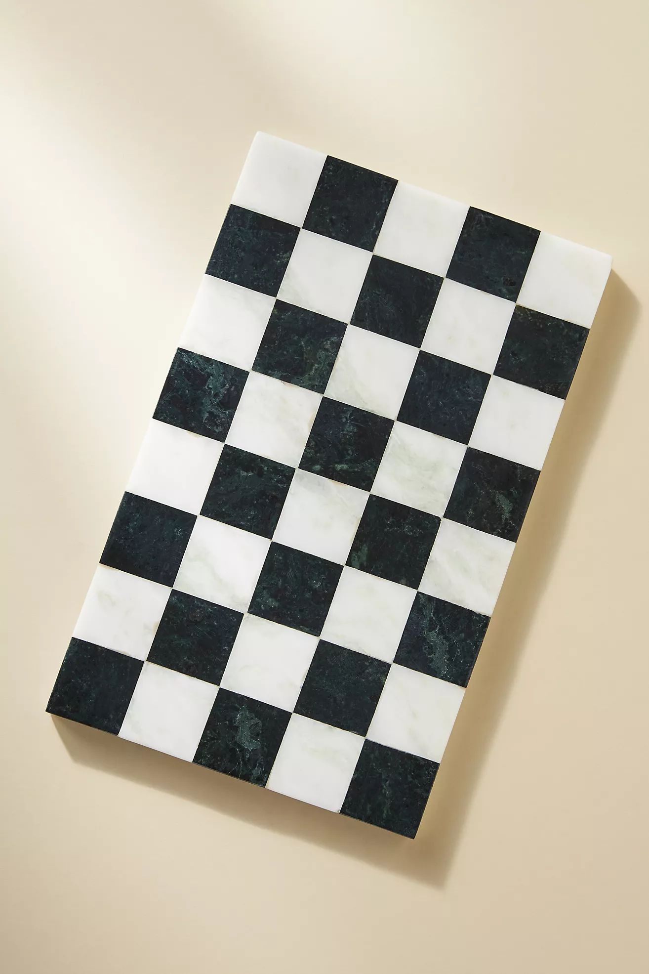 Josie Checkered Marble Cheese Board | Anthropologie (US)