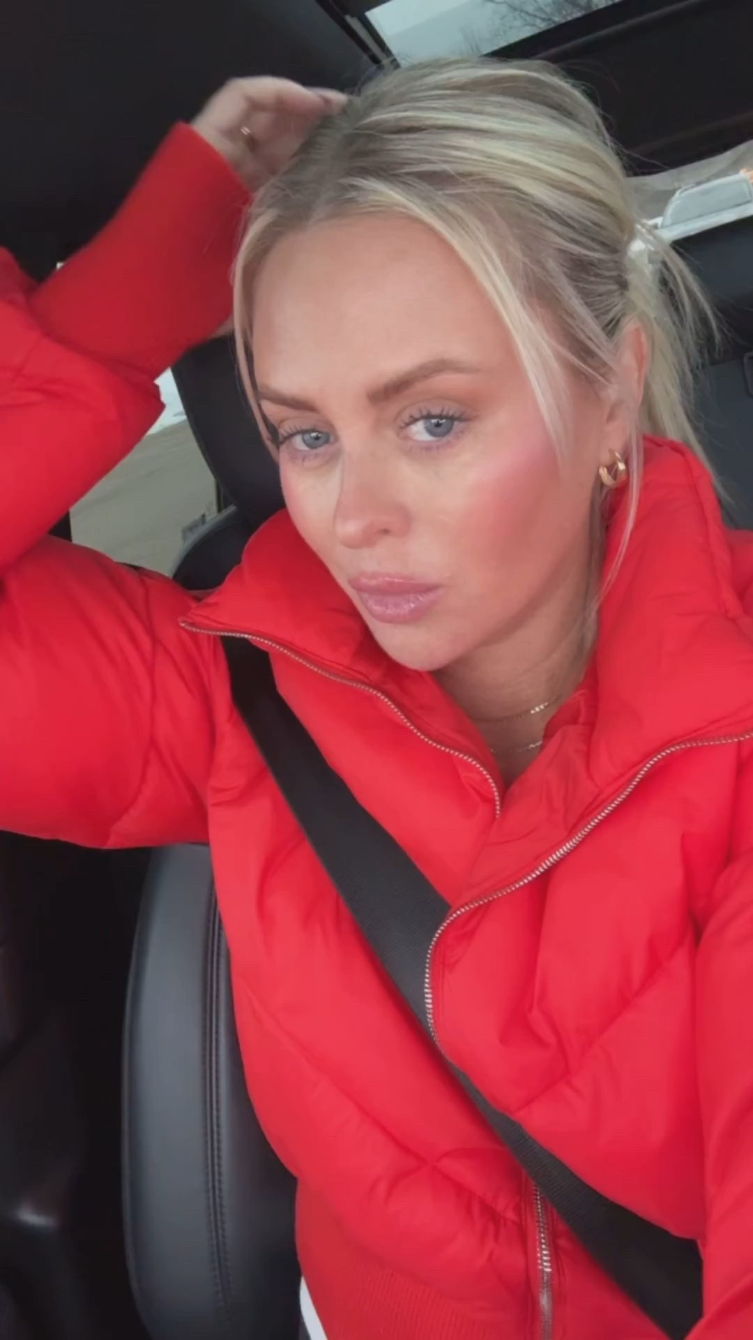 I did medium in this NEW color drop! 
It’s a great jacket and I just love the brand and wanted some red! I got the matching set too! ❤️🎁

Red. Jacket. Winter. 

#LTKSeasonal #LTKHoliday