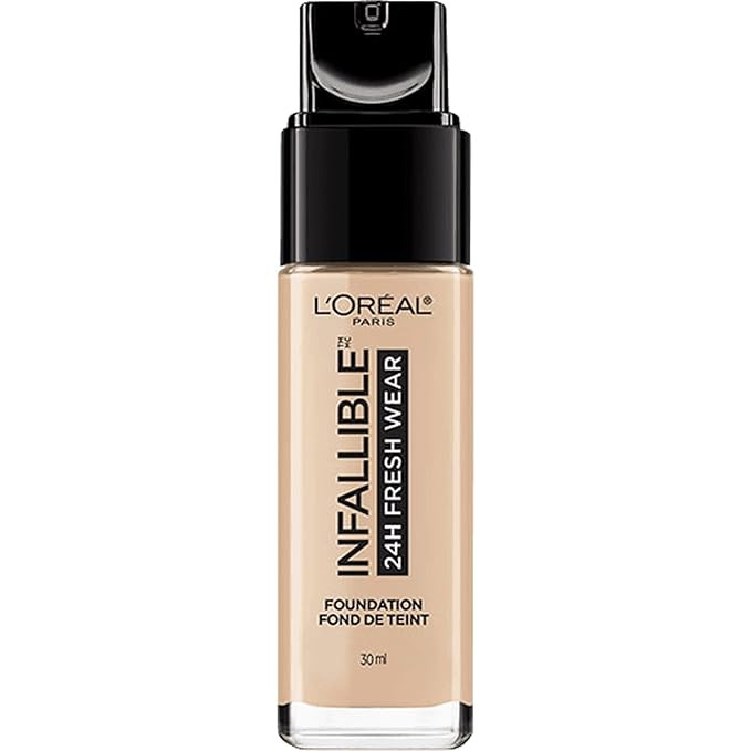 L’Oréal Paris Cosmetics Infallible 24 Hour Fresh Wear Foundation, Lightweight, True Beige, 1 o... | Amazon (US)
