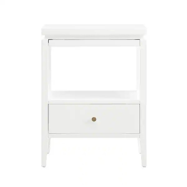 Orrum 1-drawer Nightstand by Greyson Living - White | Bed Bath & Beyond
