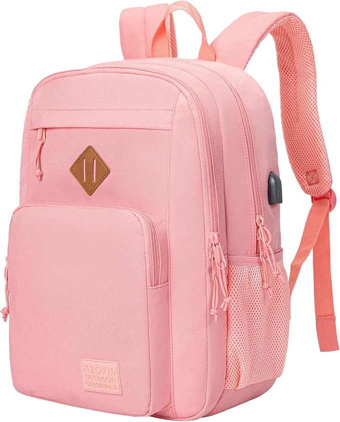 KEOFID classic carry-on travel backpack for men and women, Anti theft laptop backpack with USB ch... | Amazon (US)