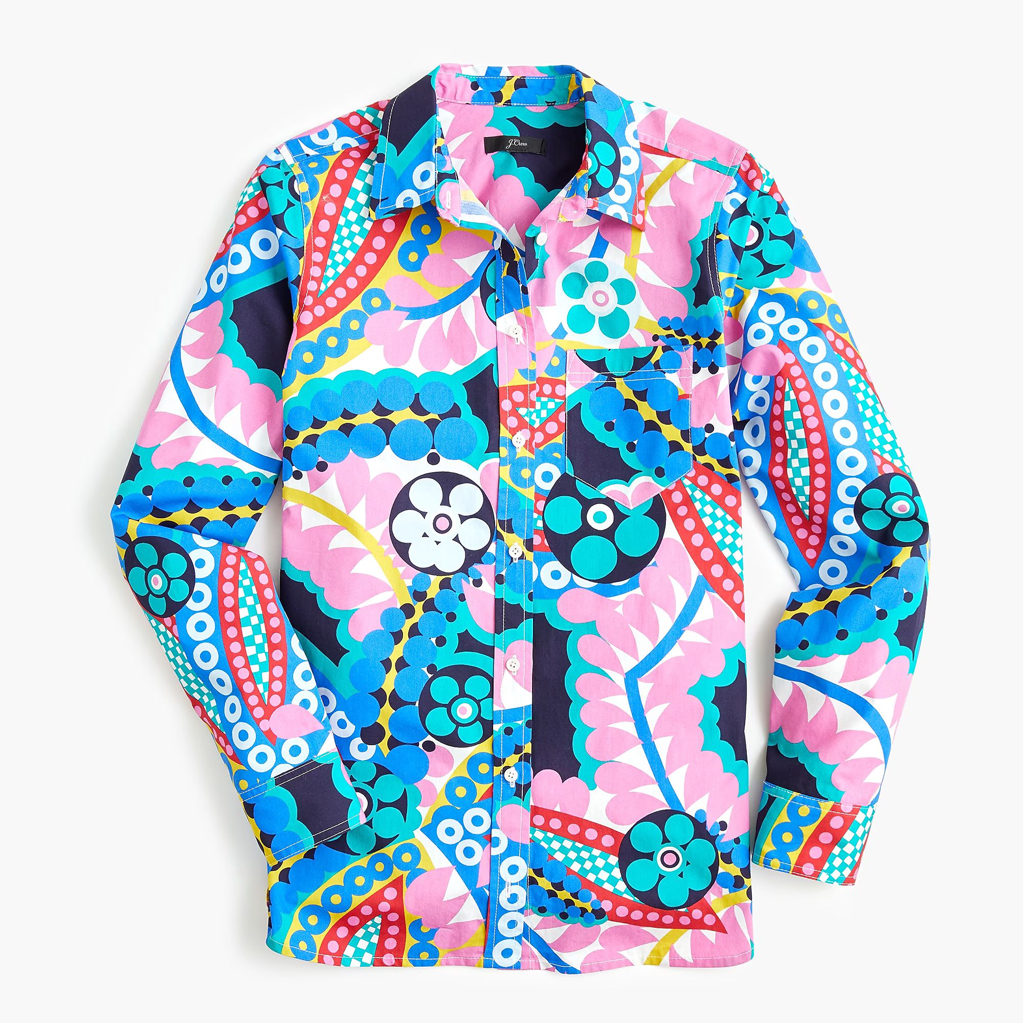 Classic-fit boy shirt in Ratti® kaleidoscope floral | J.Crew US