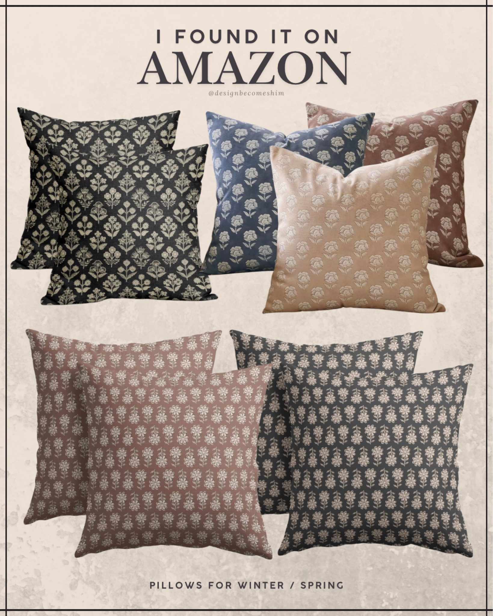 Shop these amazing pillows for Winter / Spring. 

Floral pillows, winter, spring, pillow covers, living room, bedroom

#LTKMostLoved #LTKFindsUnder50 #LTKHome