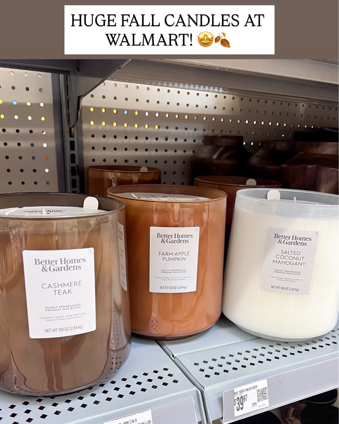 Walmart’s fall section understood the assignment this year. 😍🍂🤎

I went in for one thing and somehow ended up wandering through all the new fall decor. 😂 The oversized candles?! The glass pumpkins?! SO many cute finds.

Consider this your sign to go peek at your Walmart before the good stuff disappears. 👀🍁

I linked all of my favorite fall finds in my LTK shop so you can easily find + shop them! 🤎🍂

🔗 Shop everything through the link in my bio!

Which one are you grabbing?! 😍

#WalmartFinds #WalmartFallFinds #WalmartHome #FallDecor #FallHomeDecor #LTKFinds #LTKHome #CozyHome #Fall2026

#LTKdayinmylife #LTKHome #LTKSeasonal