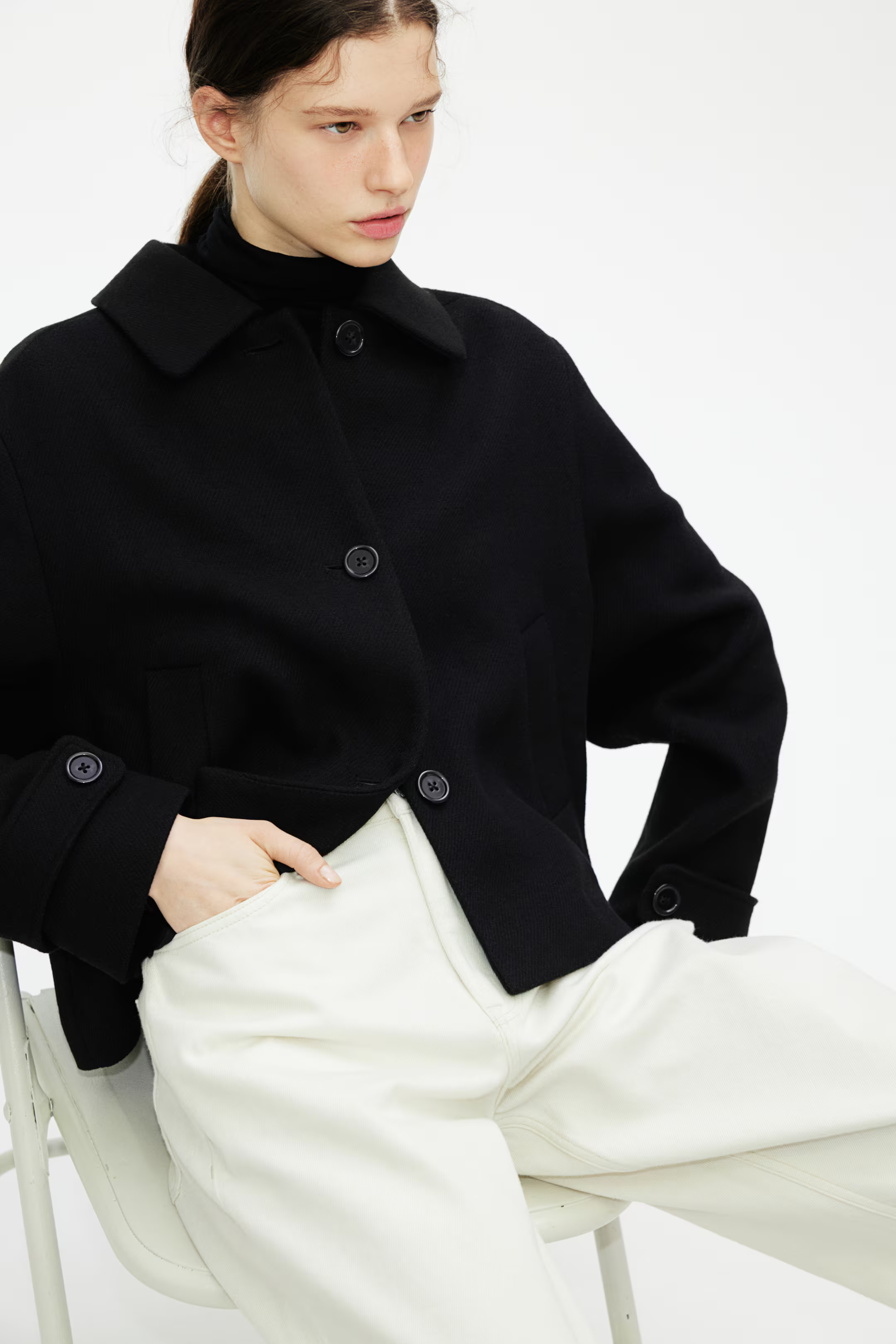 Collared jacket | H&M (UK, MY, IN, SG, PH, TW, HK)