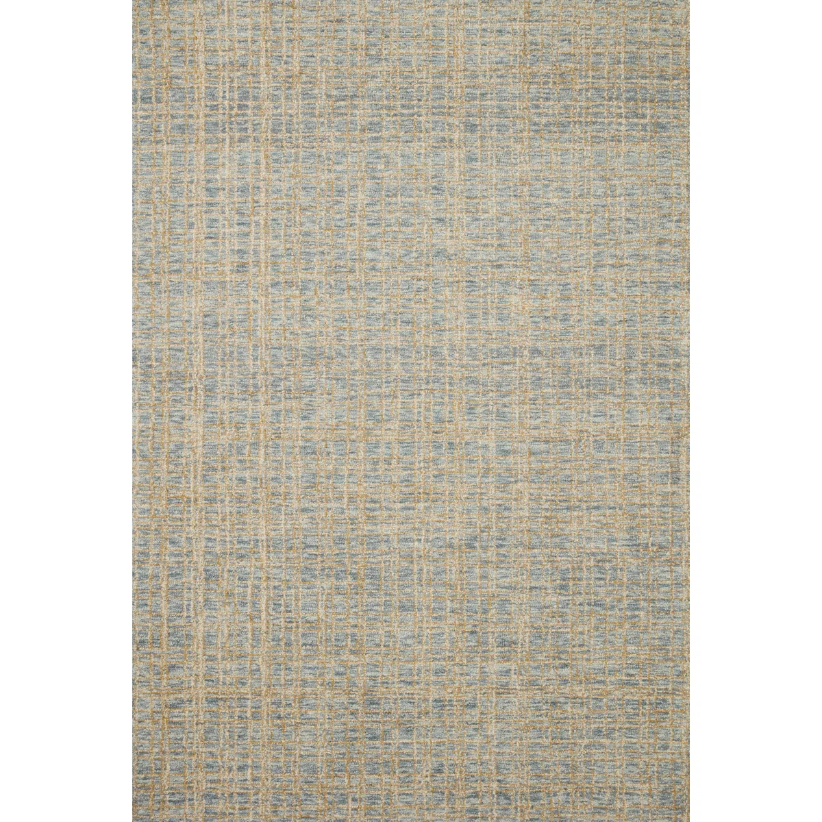 Chris Loves Julia x Loloi Polly Checkered Hand-tufted Blue/Sand Area Rug & Reviews | Wayfair | Wayfair North America