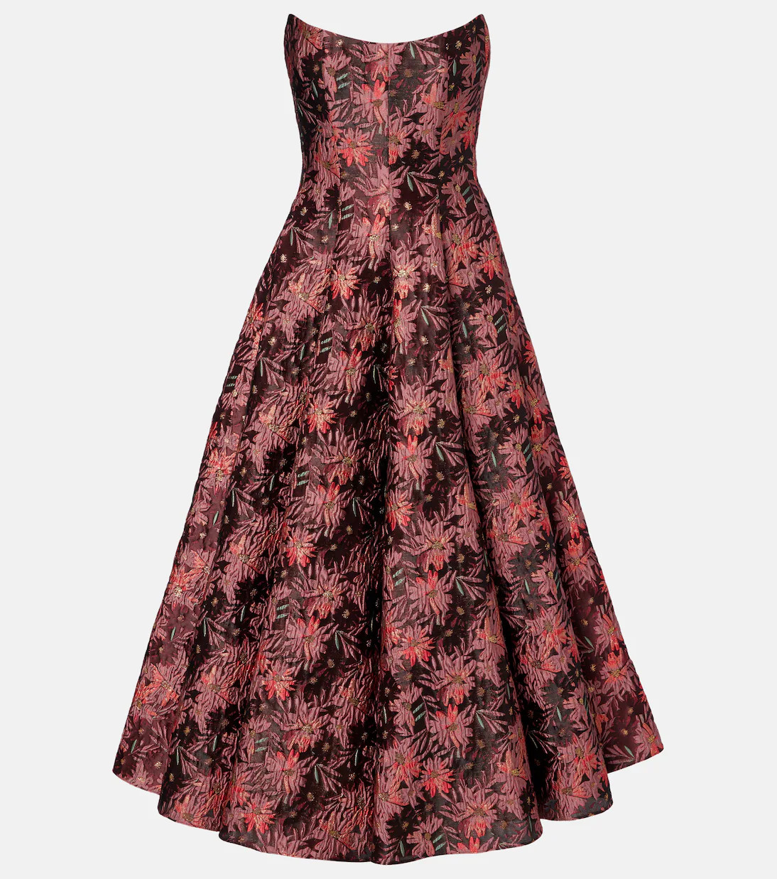 Rousseau floral brocade midi dress | Mytheresa (US/CA)