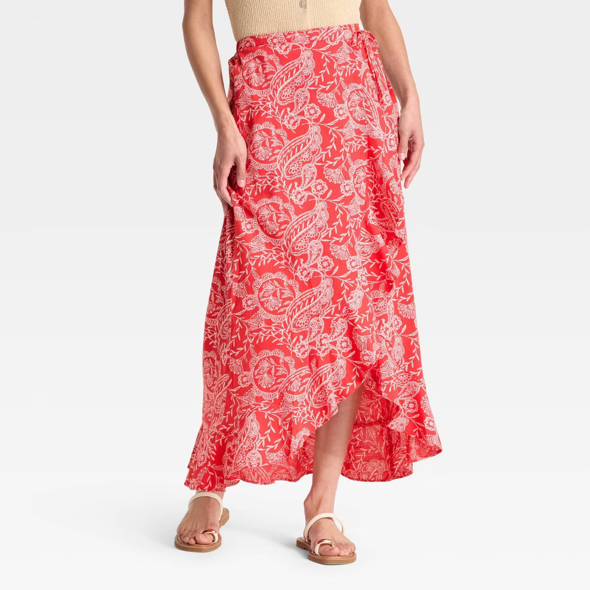 Women's Ruffle Maxi Wrap Skirt - Universal Thread™ | Target