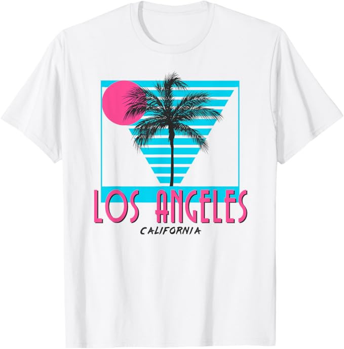 Los Angeles California T Shirt Retro Cool | Amazon (US)