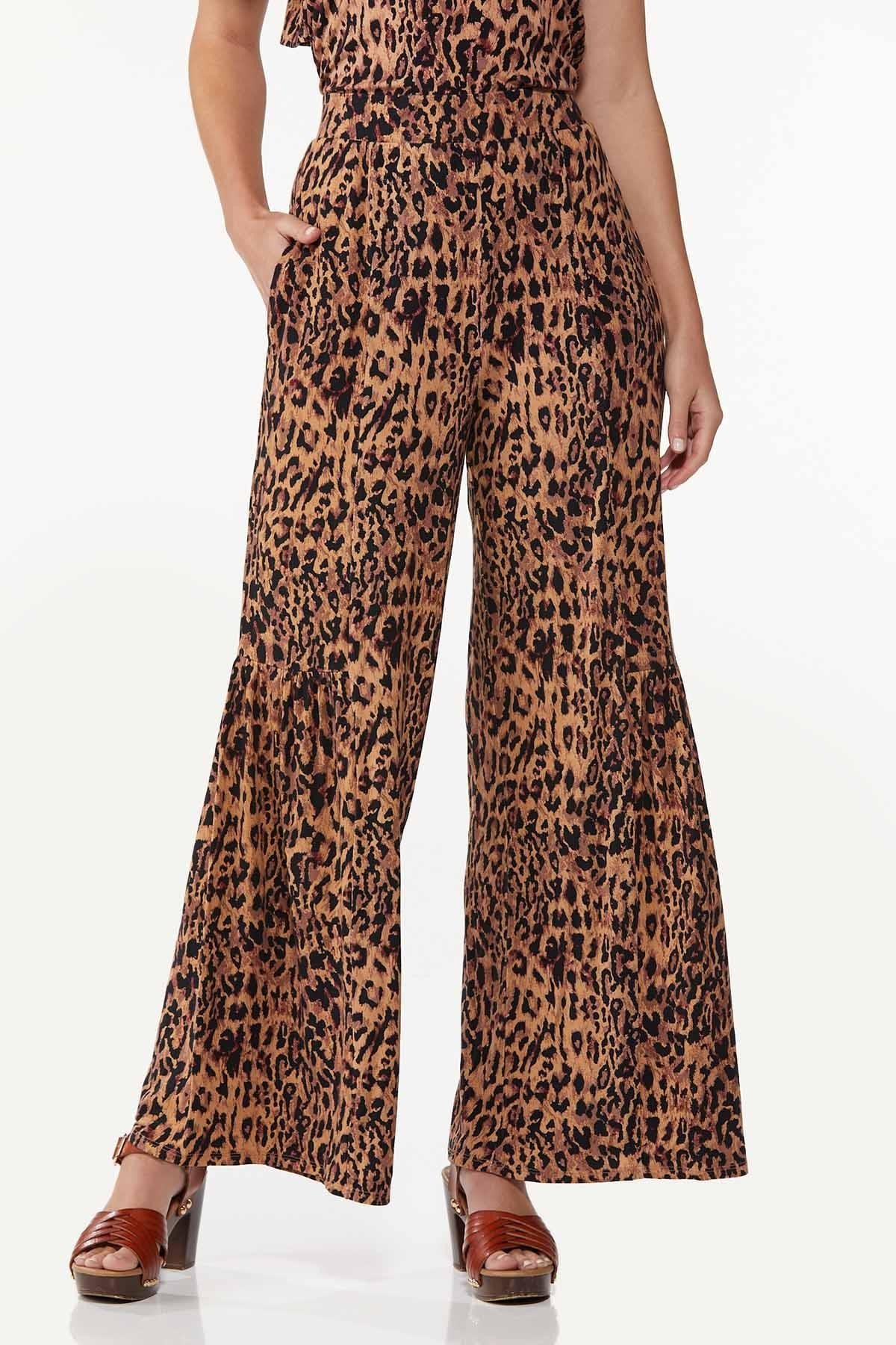 Tiered Leopard Pants | Cato Fashions