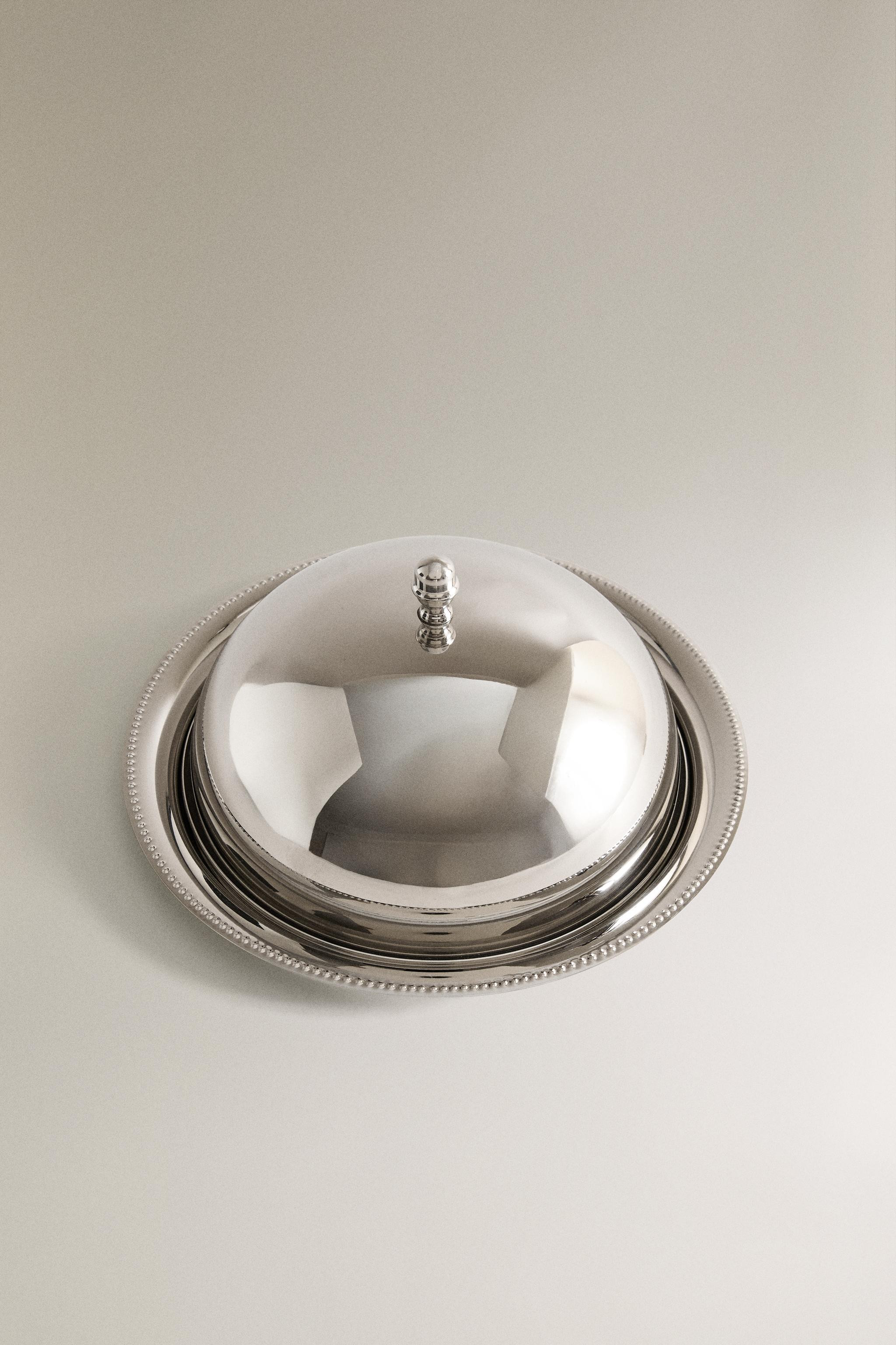 TRAY WITH STEEL DOME | Zara Canada