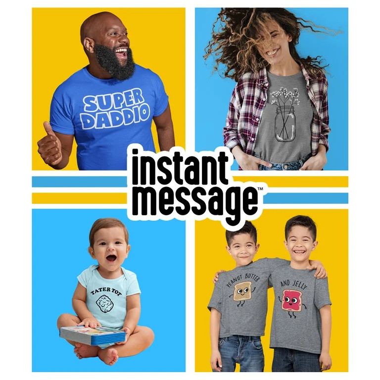 Instant Message - Game Day Best Day - Toddler & Youth Long Sleeve Graphic T-Shirt | Walmart (US)