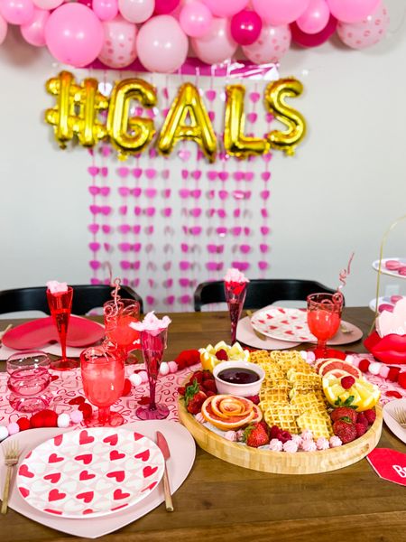 Valentine’s Day / Valentine’s Day 

Entertaining / Valentine’s Day party 
Brunch ideas 
Serving board 
Charcuterie board 
Balloon arch and backdrop 
Balloon pump 
