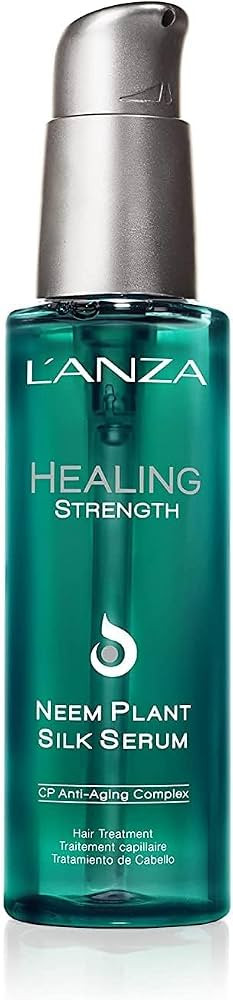 L'ANZA Healing Strength Neem Plant Silk Hair Serum, Neem Oil for Hair, Anti Frizz Damaged Hair Tr... | Amazon (US)