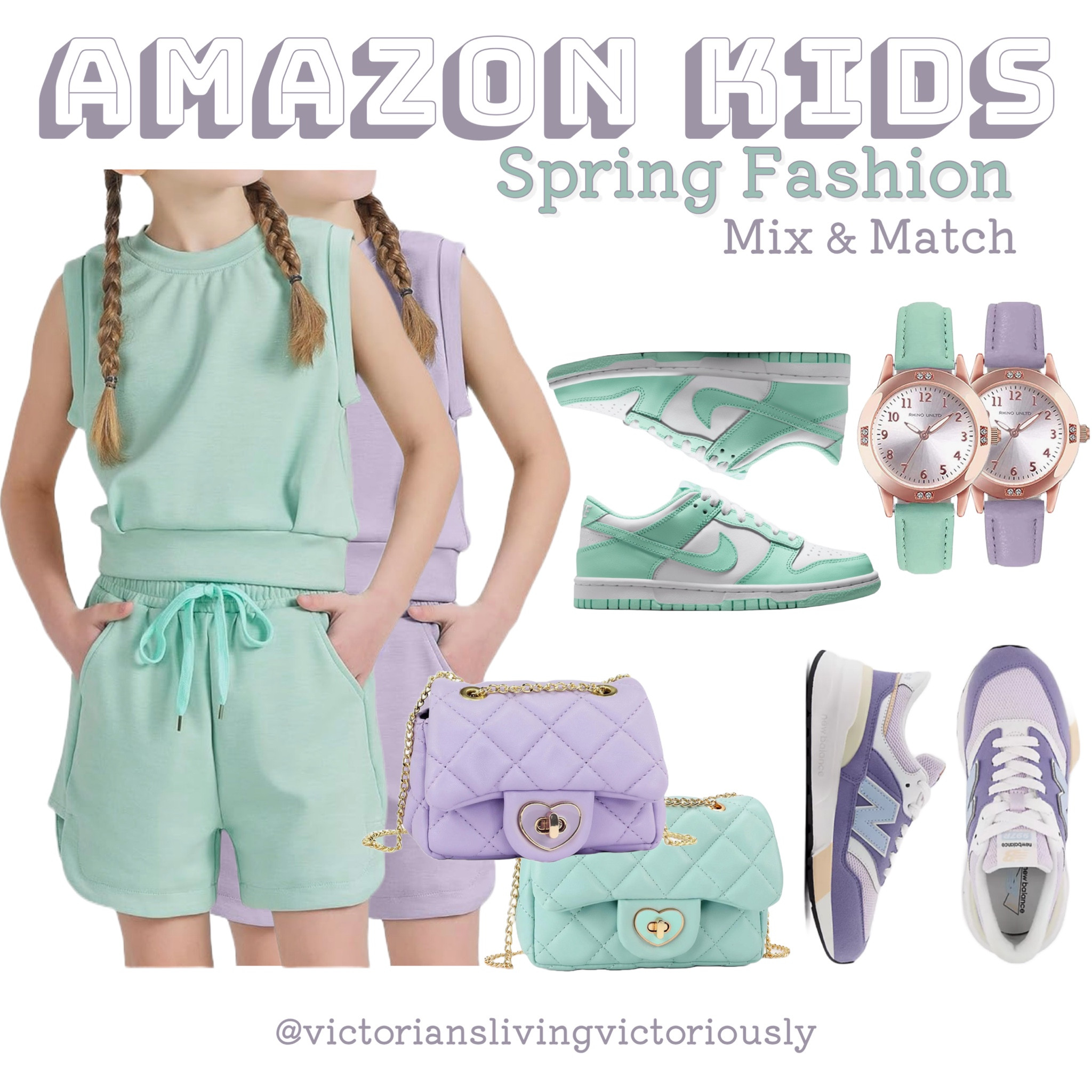Shop these carefully curated looks for her! Mint and Lilac are the perfect Spring mix and match color combo. 

#LTKkids #LTKSeasonal #LTKstyletip