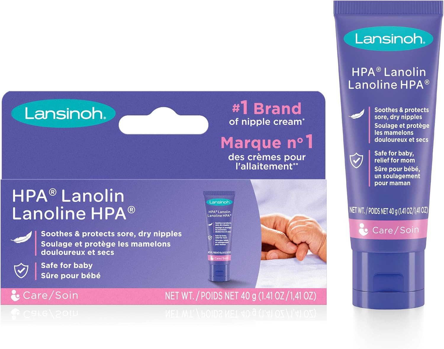 Lansinoh HPA Lanolin Nipple Cream, Safe for Baby and Mom, Breastfeeding Essentials, 40 Grams | Amazon (CA)