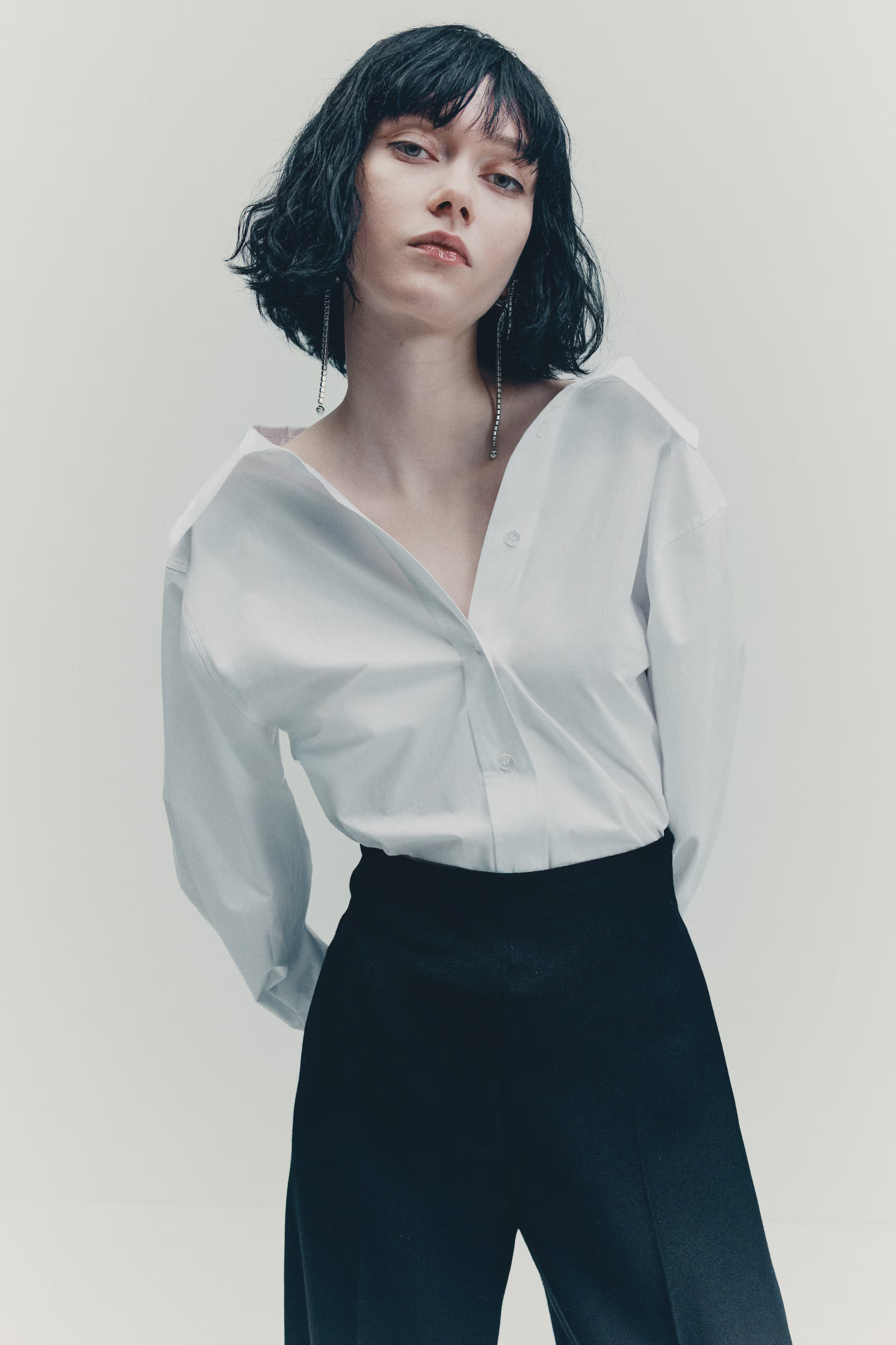 Camicia aderente in cotone | H&M (FR, IT, ES, PT, BE)