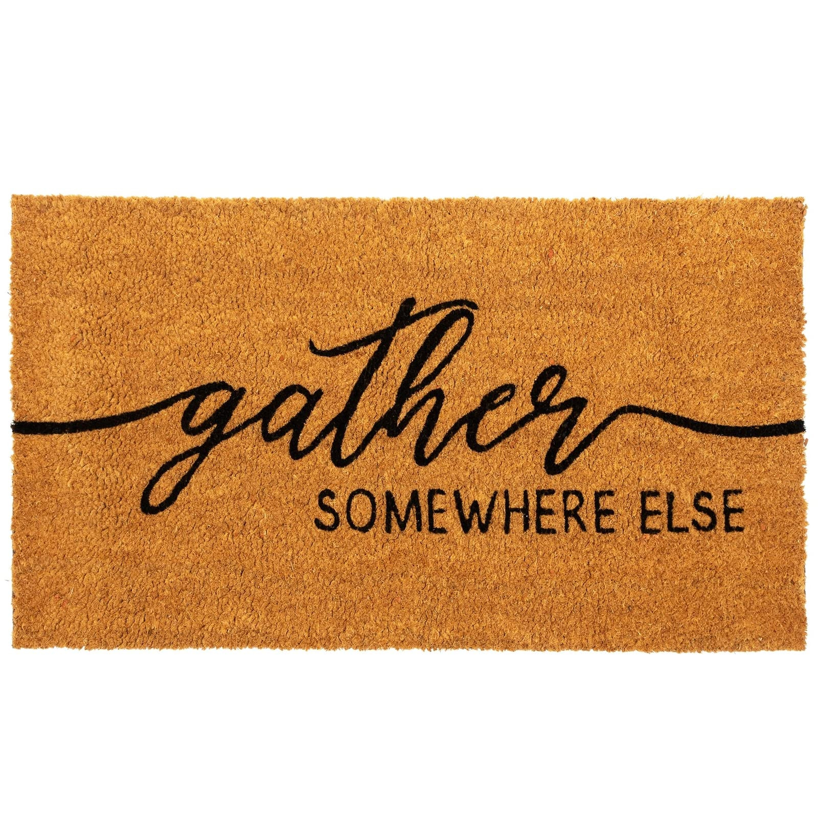 Juvale Fall Outdoor Door Mat with ‘Gather Somewhere Else’ - Thanksgiving Welcome Mat & Front ... | Amazon (US)