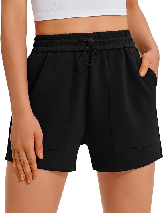 Pinspark womens Running Short Comfy Lounge Soft Sports Wear with Pockets | Amazon (US)