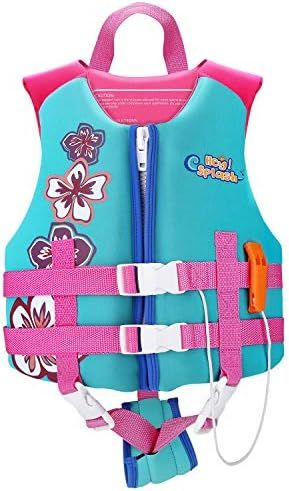HeySplash Life Jacket for Kids, Child Size Watersports Swim Vest Flotation Device Trainer Vest wi... | Amazon (US)