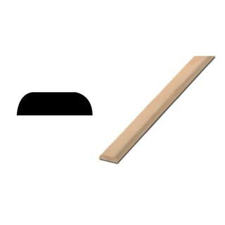 Woodgrain Millwork WG 142 1/4 in. x 3/4 in. x 96 in. Solid Pine Screen Moulding-109605 - The Home... | The Home Depot