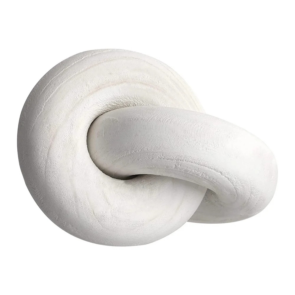 Baywell Bohemian Wood Chain Link Decor, 5.5x7.87in 2-Link Wood Knot Decorative Chain Wood Decor, ... | Walmart (US)