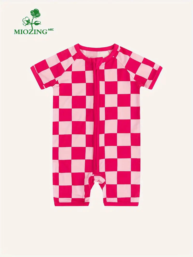 Adorable & Comfy Newborn Unisex Bodysuit - Medium Stretch, Geometric Design, Easy Care for Spring... | Temu Affiliate Program