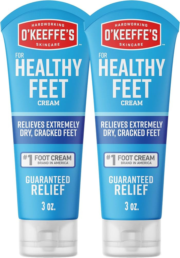 O'Keeffe's for Healthy Feet Foot Cream - 3 oz Tube (2 Pack) - Guaranteed Relief for Extremely Cra... | Amazon (US)