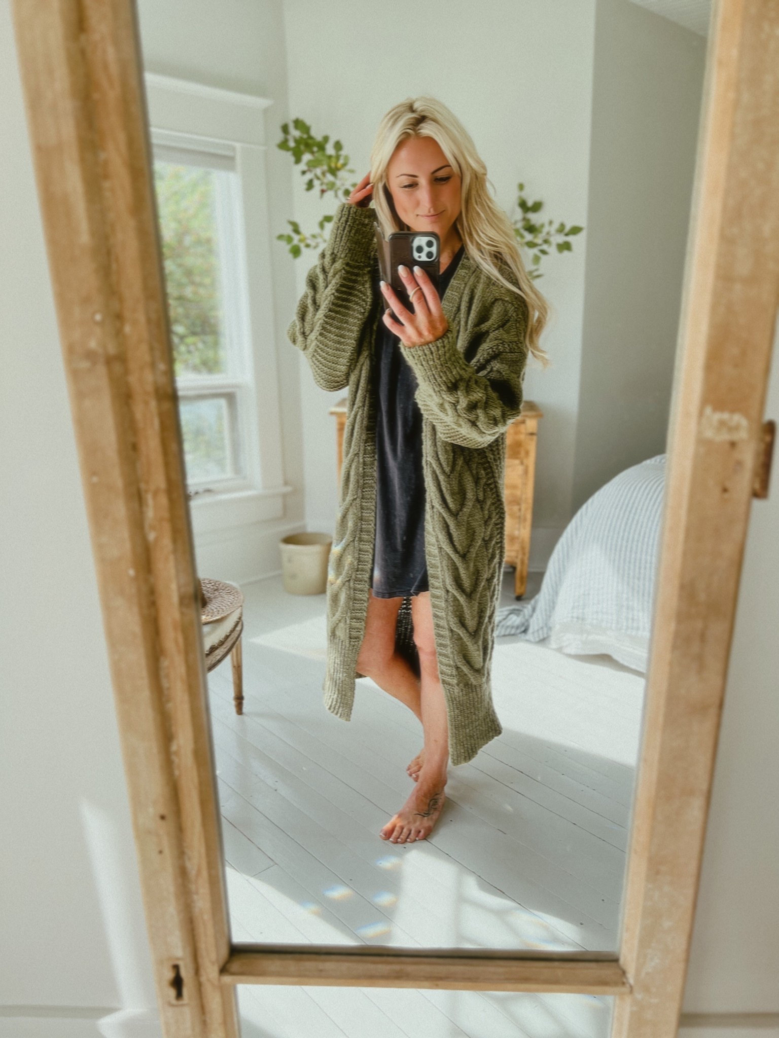 Cozy sweater + dress kinda day 🫶🏻

#LTKOver40 #LTKSeasonal