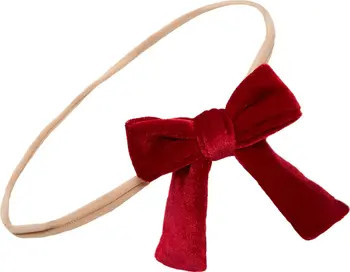 Baby Bling Velvet Bow Skinny Headband | Nordstrom | Nordstrom