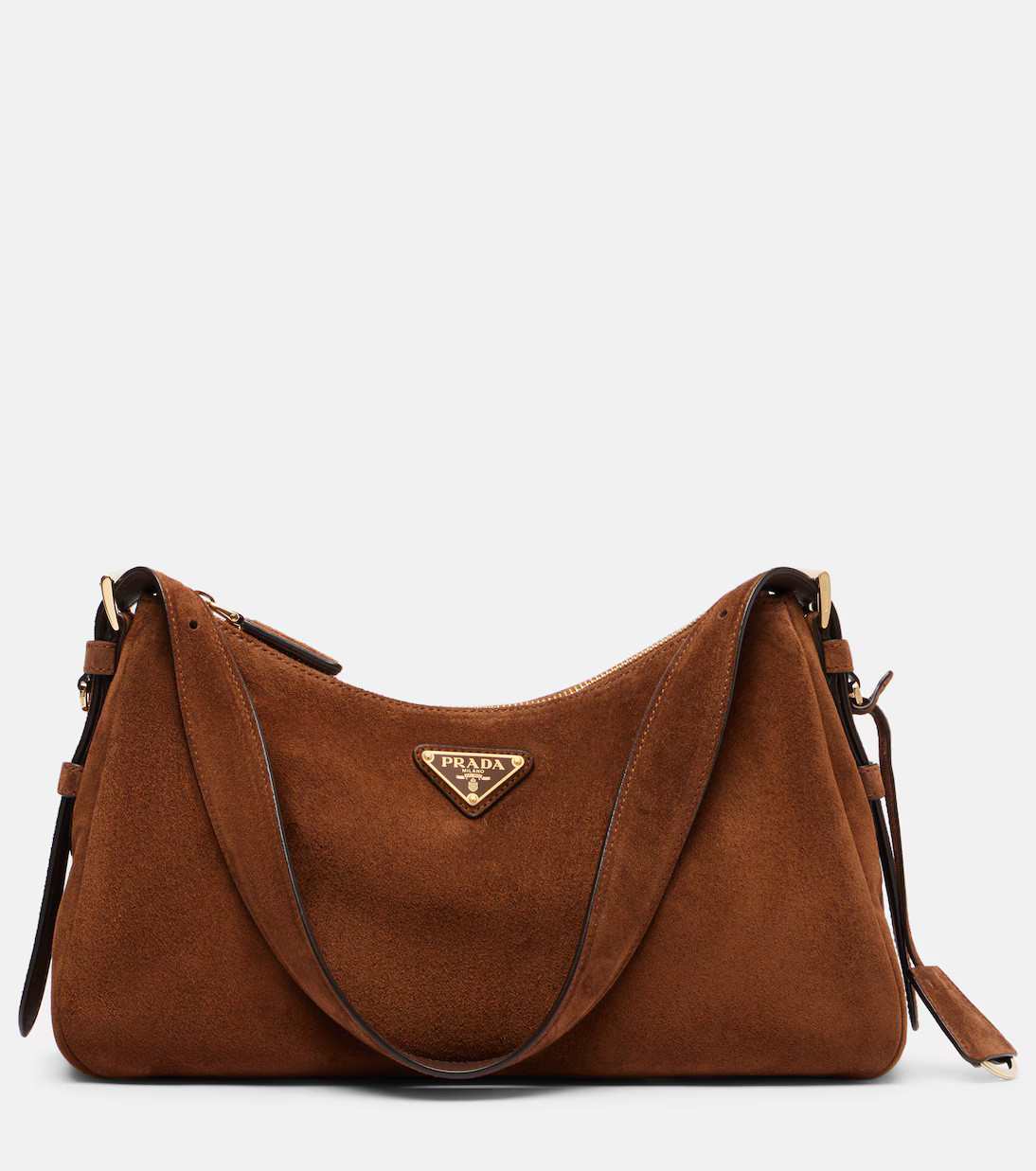 Prada Aimée Medium suede shoulder bag | Mytheresa (INTL)