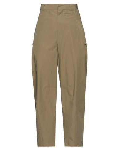 Maison Flâneur Woman Pants Military green Size 2 Cotton | YOOX (US)
