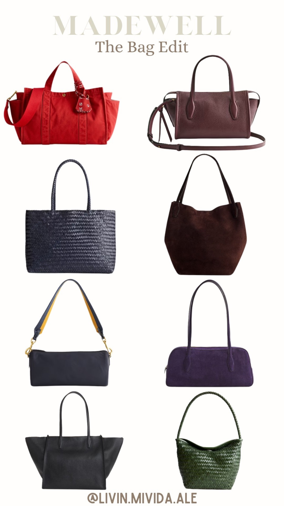 The bag edit 👜👛

#madewell #bags #women

#LTKootd #LTKmomlife #LTKSeasonal
