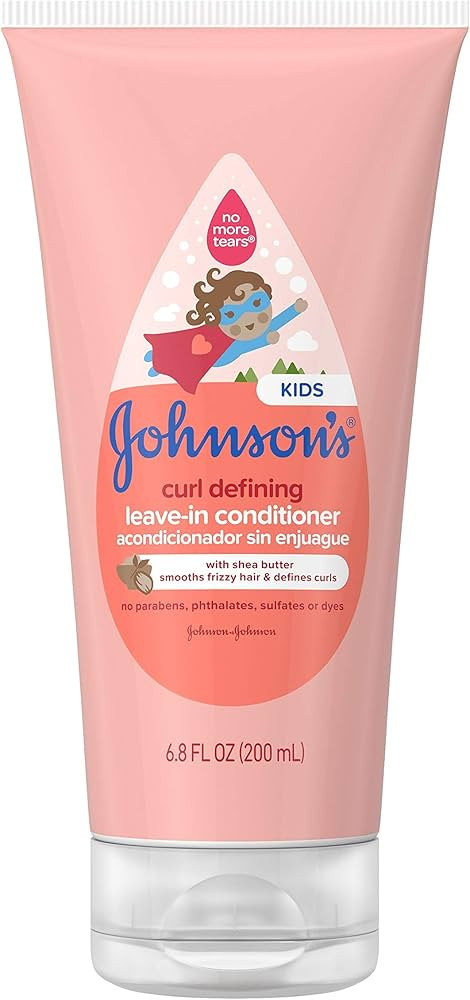 Johnson's Baby Curl Defining Tear-Free Kids' Leave-in Conditioner with Shea Butter, Paraben-, Sul... | Amazon (US)