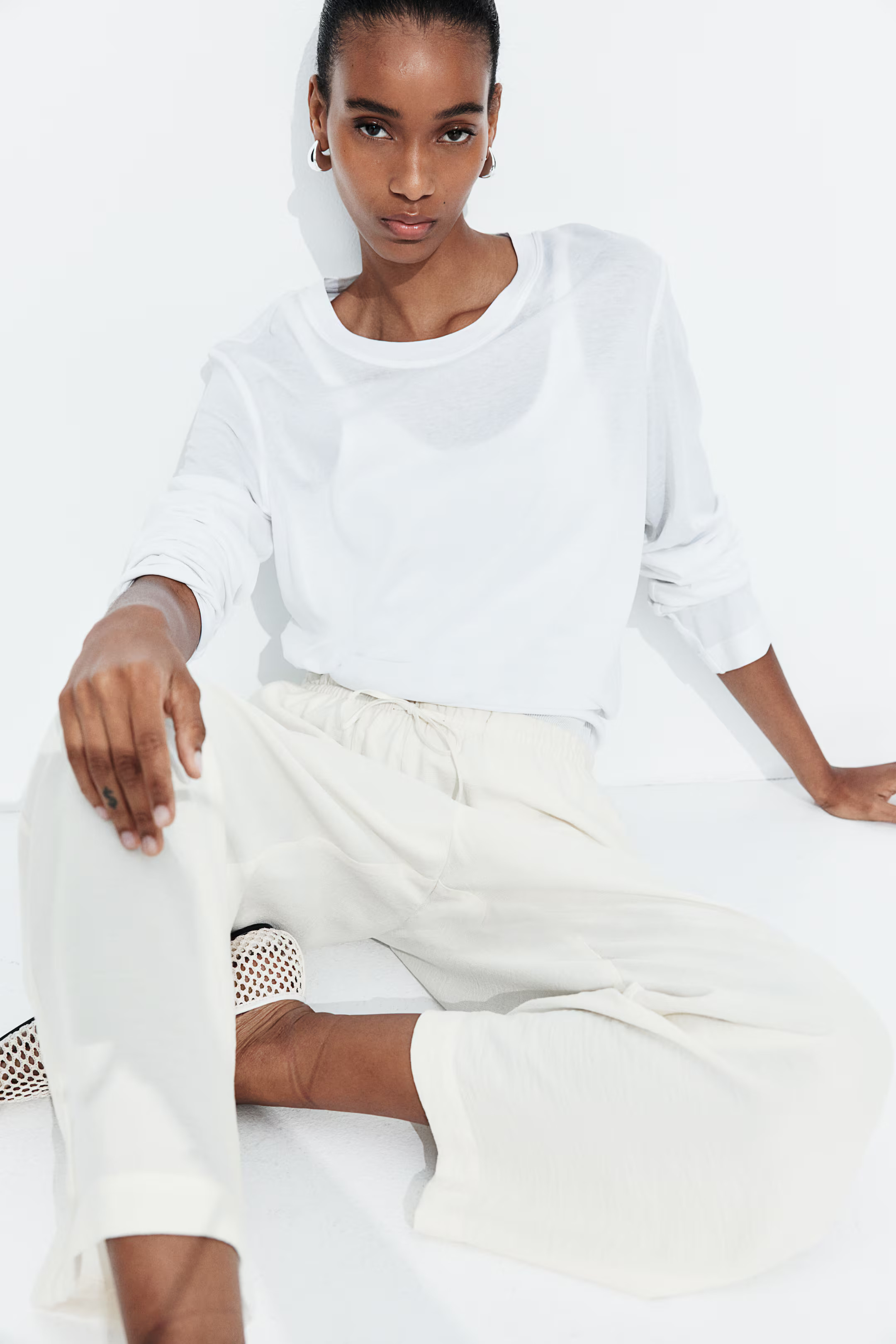 Straight Drawstring Pants | H&M (US + CA)