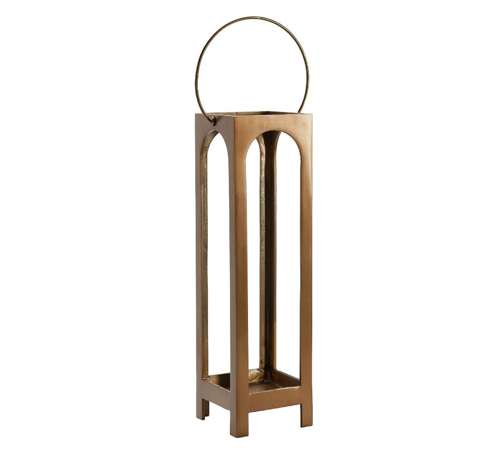 Danika Handcrafted Brass Lanterns | Pottery Barn (US)