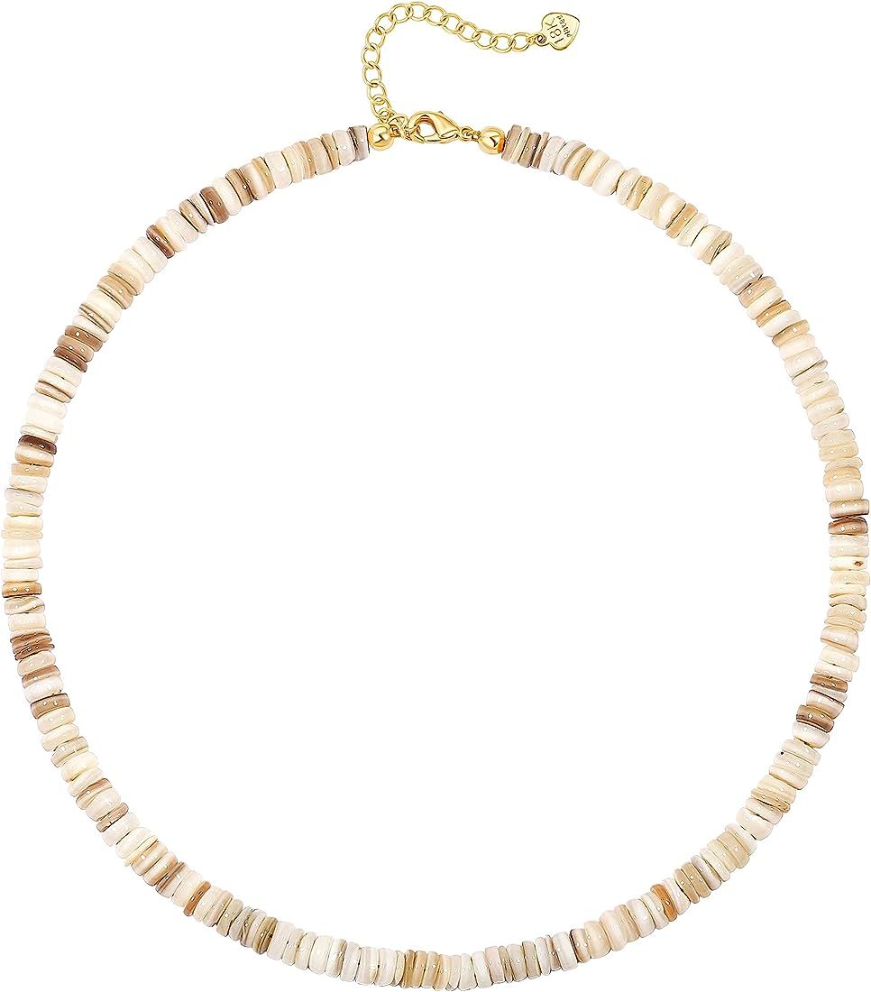 Tiger Eye Beaded Necklace Green Malachite Beads Choker Necklace Gold Star Zircon Pendant Necklace... | Amazon (US)