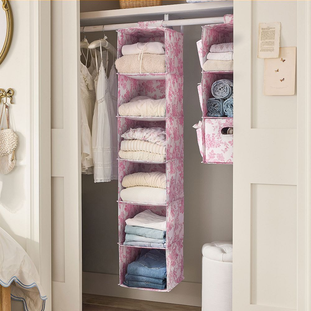 LoveShackFancy Hanging Closet Sweater Storage Organizer | Pottery Barn Teen
