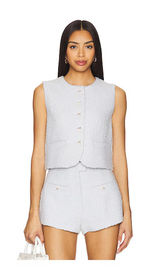 Balle Vest in Baby Blue | Revolve Clothing (Global)
