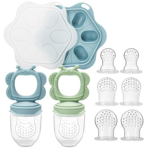 CLDY Baby Fruit Food Feeder, Mini Freezer Tray Combo, for 3 Month+ BPA Free | Amazon (UK)